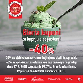 Gloria kuponi za kupnju s popustom!